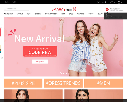 Sammy Dress Logo